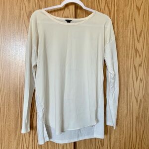 Ann Taylor ivory size M blousy t-shirt